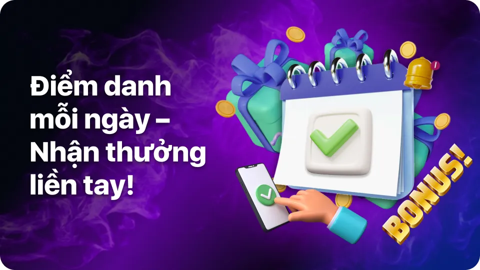 XWINNR ĐIỂM DANH MỖI NGÀY